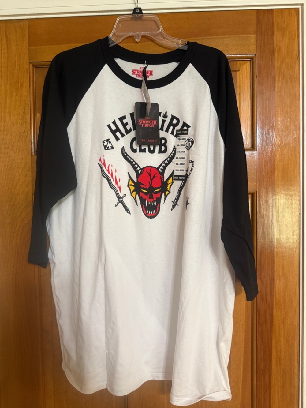 Stranger Things Hell’s Fire Club 3/4 Sleeve Shirt